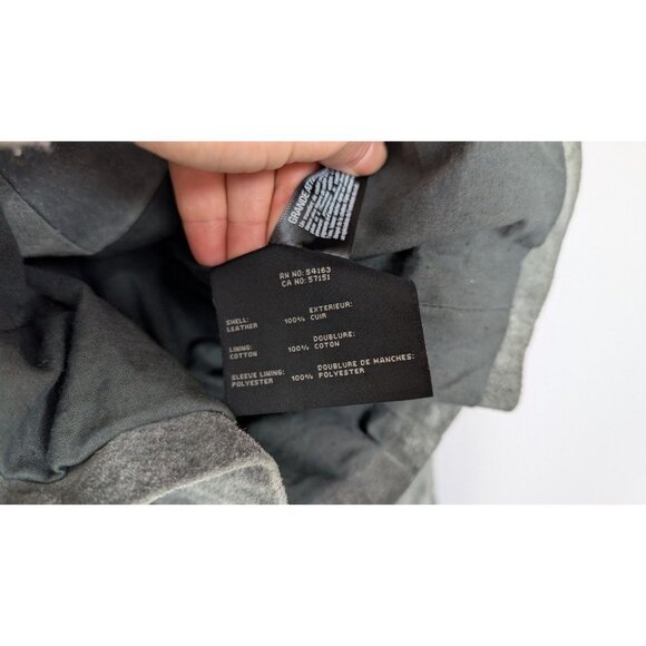 Marc New York by Andrew Marc sz. M Suede Genuine Leather Belted Moto Jacket Coat - Picture 13 of 14